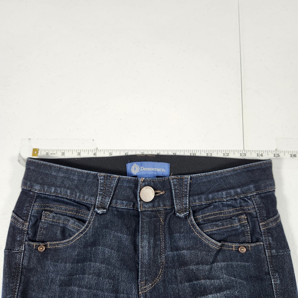 Democracy Absolution Skinny Jeans Womens 4 Dark Indigo‎ Wash Stretch B1105ADBX - Picture 3 of 9